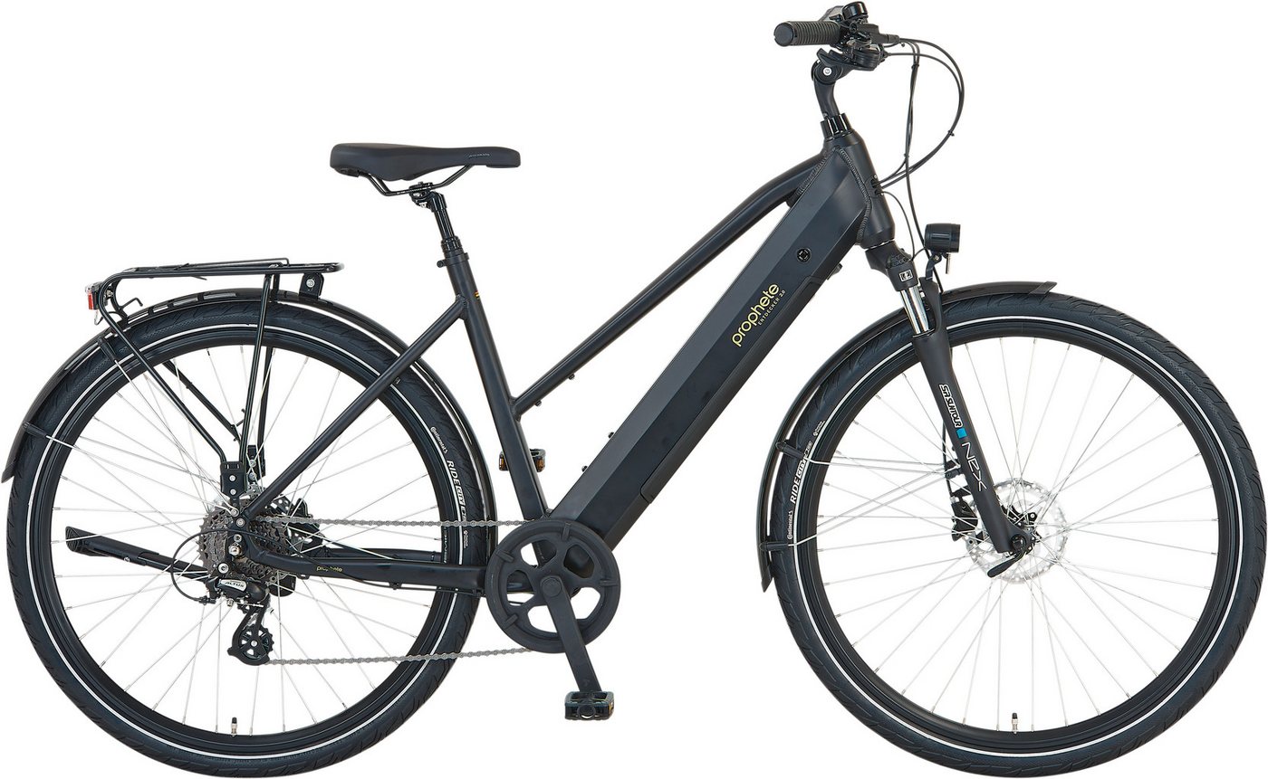 Prophete E-Bike Entdecker 2.0, 8 Gang Shimano, Kettenschaltung, Heckmotor, 360 Wh Akku von Prophete