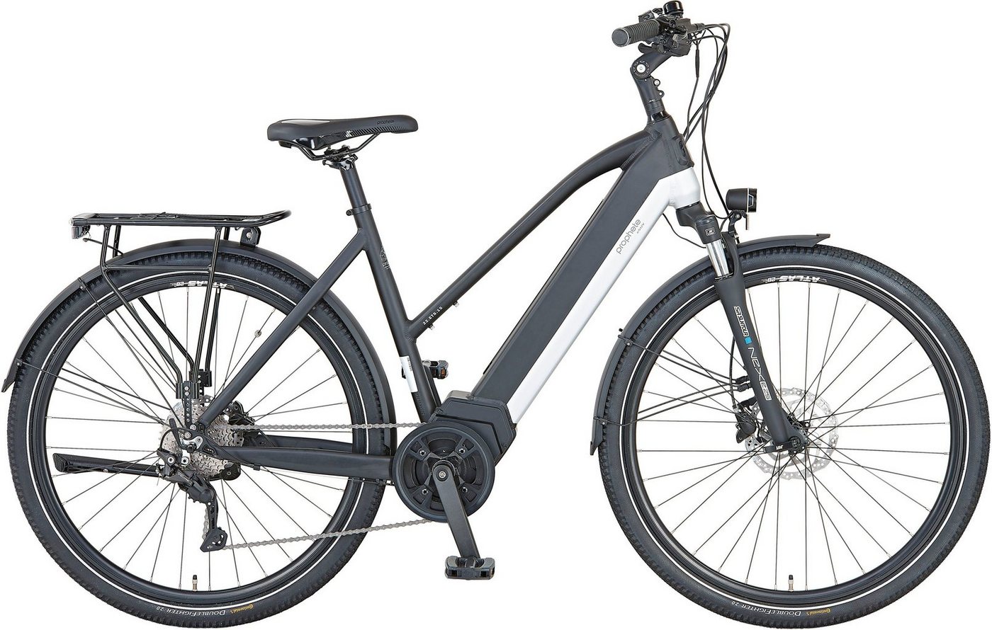 Prophete E-Bike Entdecker 5.0, 10 Gang Shimano Deore Schaltwerk, Kettenschaltung, Mittelmotor, 630 Wh Akku von Prophete