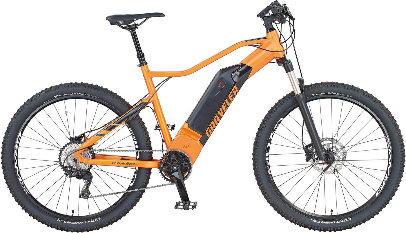 Prophete E-Bike Graveler 22.ETM.30, 10 Gang Shimano Deore XT Schaltwerk, Kettenschaltung, Mittelmotor, 614 Wh Akku von Prophete