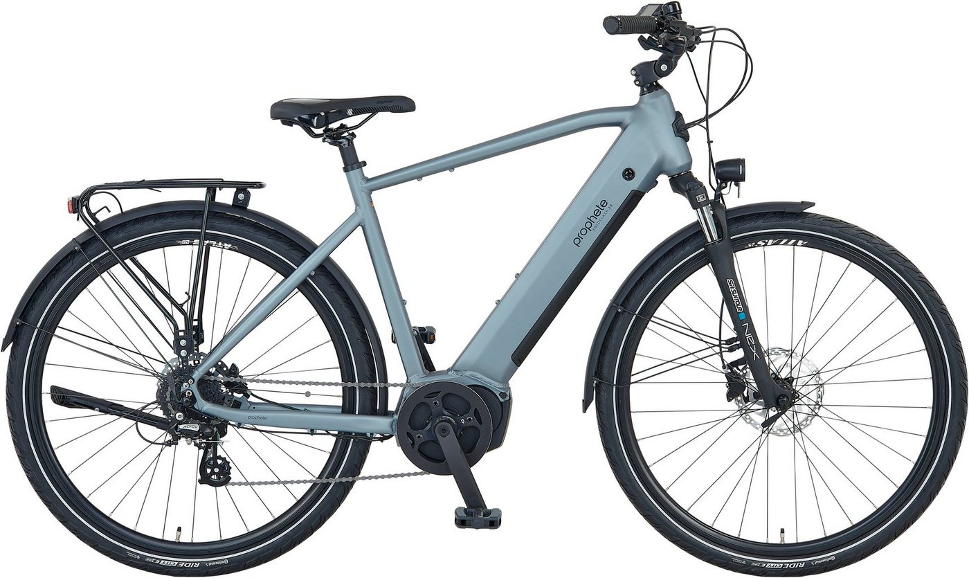 Prophete E-Bike Prophete E-Bike Entdecker 3.8, 8 Gang Shimano Altus Schaltwerk, Kettenschaltung, Mittelmotor, 540 Wh Akku von Prophete