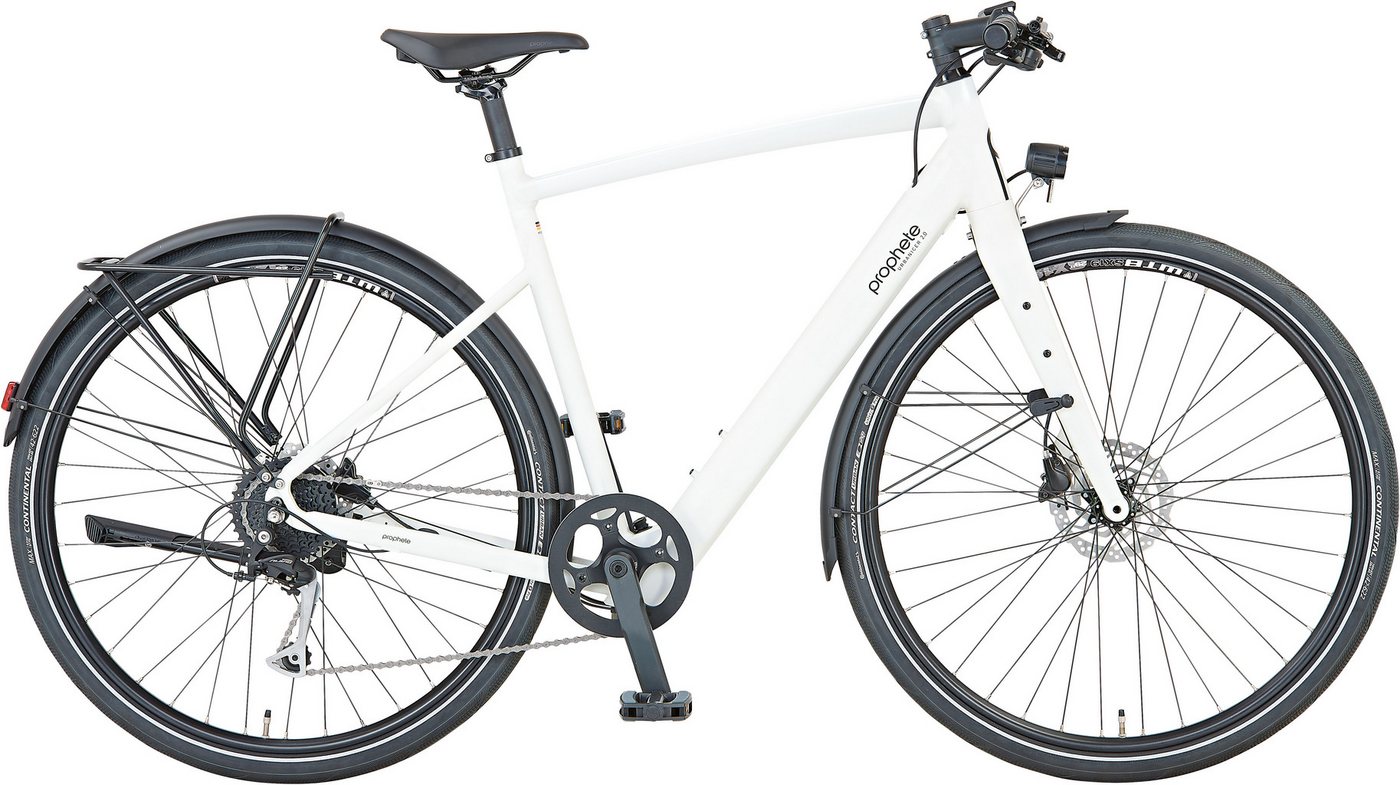 Prophete E-Bike Urbanicer 2.0, 9 Gang Shimano Alivio Schaltwerk, Kettenschaltung, Heckmotor, 360 Wh Akku von Prophete