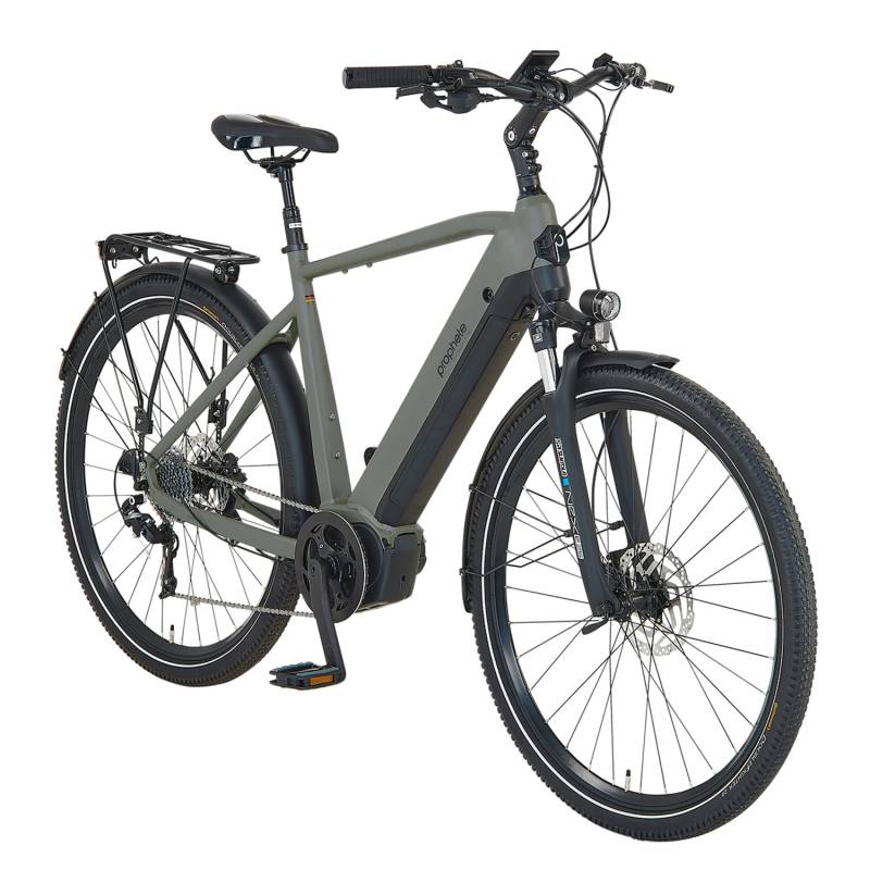 Prophete Trekking E-Bike Entdecker 4.0 Herren Moosgrau-Schwarz Mat 28 Zoll von Prophete