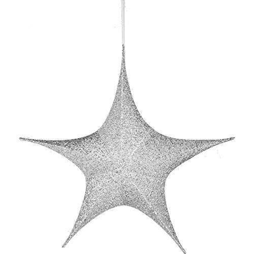 Stern Deko-Star shining XL silber 65 cm Durchmesser mit Stoffüberzug Stern Deko-Star shining XL silber 65 cm Durchmesser mit Stoffüberzug von Props4shows
