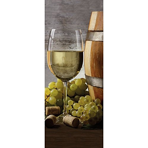 Textil-Banner mit Weißwein im Weinglas (Displaybanner) 100% Polyester Motivbanner von Props4shows