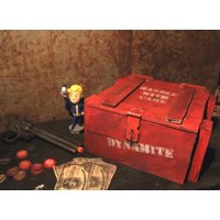 Fallout Inspiriert Hölzerne Dynamite Box von PropsEtcetera