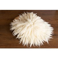 Neugeborenen Teppich Aus Merinowolle, Wollfilzteppich Für Neugeborene, Fotografie Requisiten von Propsly