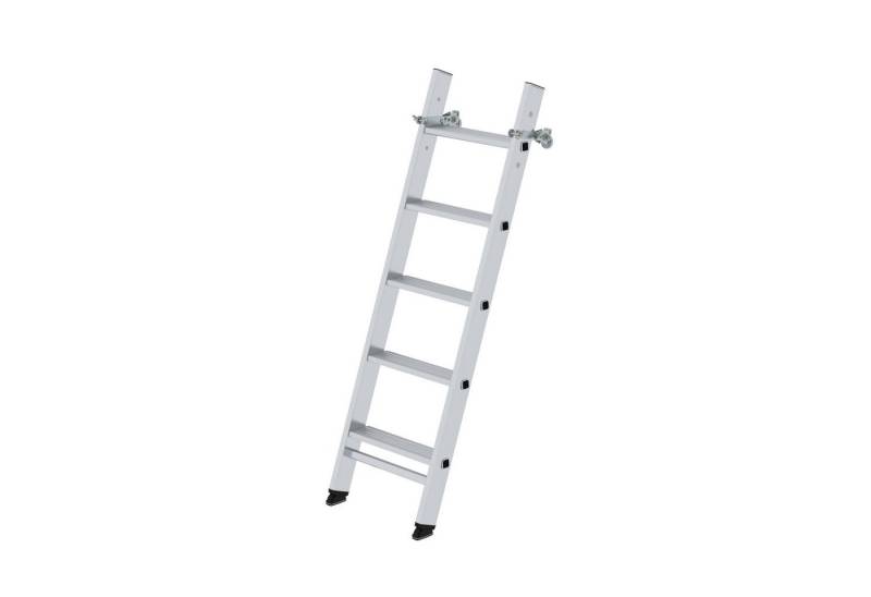 PROREGAL® Anlegeleiter Stufen-Anlegeleiter LKW 5 Stufen, inkl. Magnet-Montagesatz von PROREGAL®