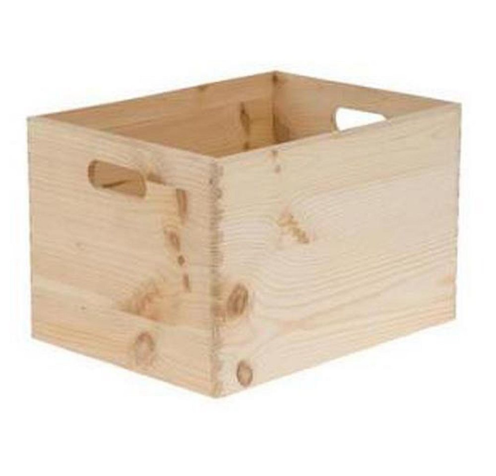 PROREGAL® Aufbewahrungsbox Holzkiste geschlossen HxBxT 30x20x14cm, vielseitig verwendbar, in 2 Größen erhältlich von PROREGAL®