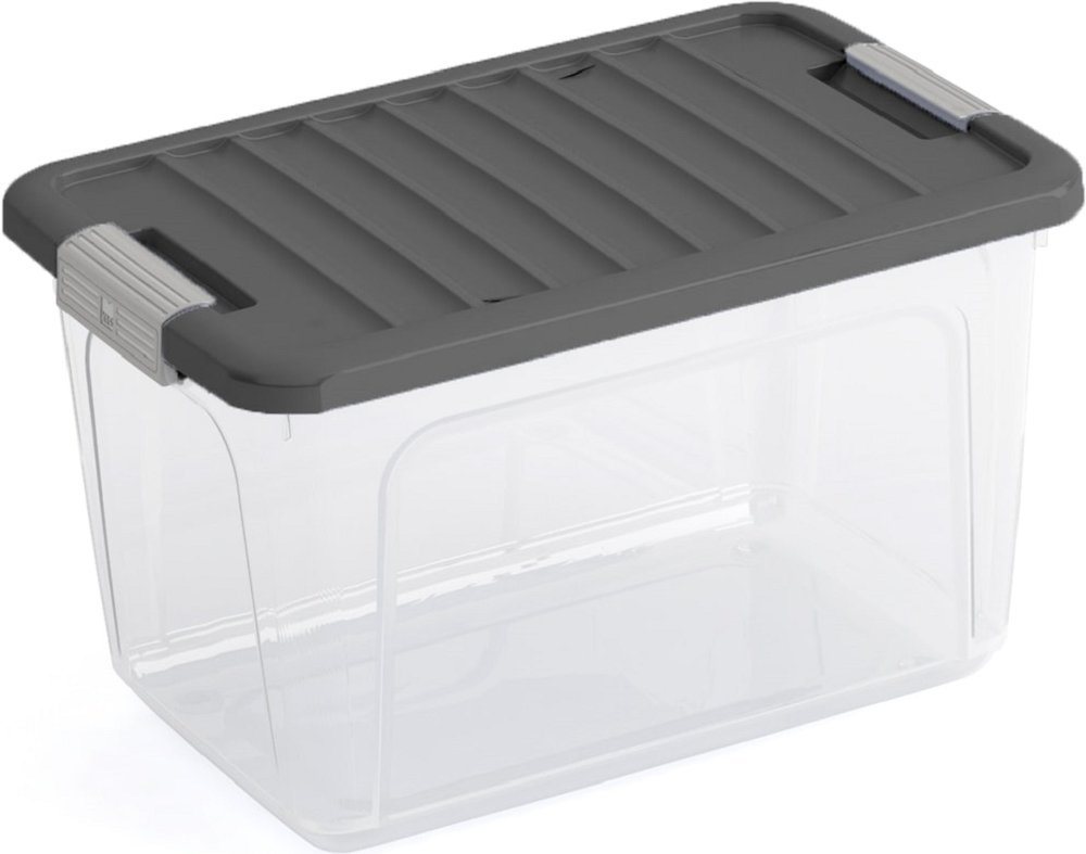 PROREGAL® Aufbewahrungsbox SuperSparSet 5x Mehrzweck Aufbewahrungsbehälter HAWK mit grauem Deckel (5 St) von PROREGAL®