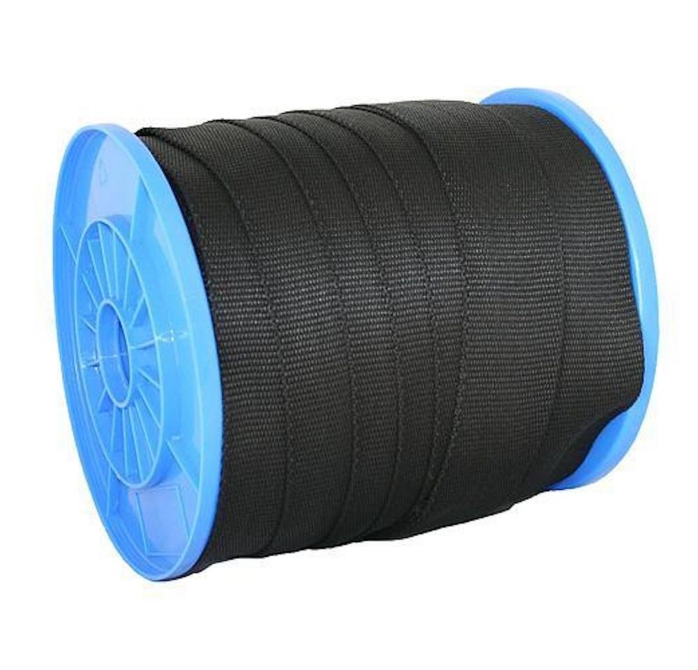 PROREGAL® Band 30mm, Schwarz, 60m Seil von PROREGAL®