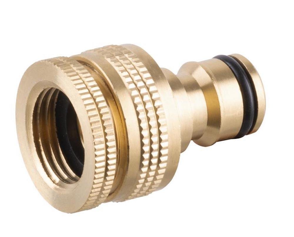 PROREGAL® Bewässerungssystem Anschlussstück, Adapter G1/2 - G3/4", für Wasserhahn, Innengewinde" von PROREGAL®