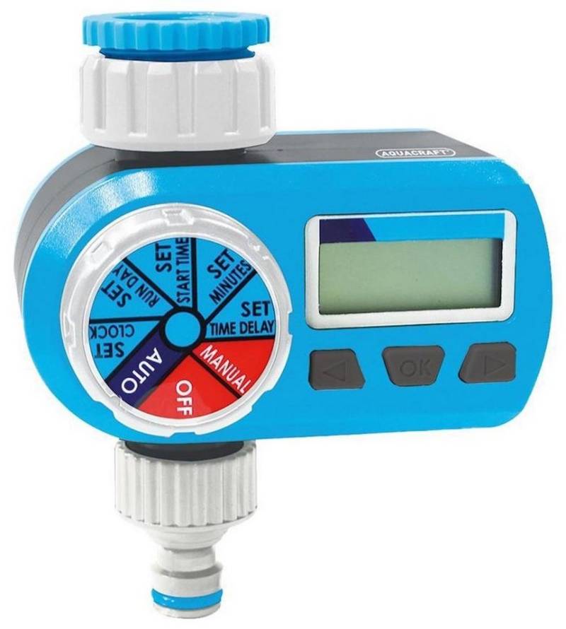 PROREGAL® Bewässerungssystem Wassertimer Aquacraft® 290140, 1 "-3/4", digital, 2xaa von PROREGAL®