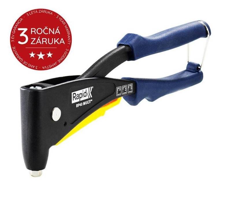 PROREGAL® Blindnietzange Klammern RP40 -Multizange, Universalkopf, Meter, Handzange Profi für T von PROREGAL®