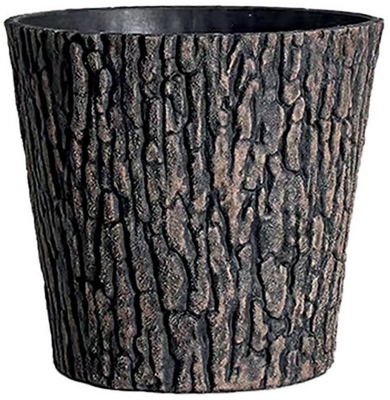 PROREGAL® Blumentopf Blumentopf GDA Holz-effekt 839, 37,5x30cm, Baumstamm von PROREGAL®