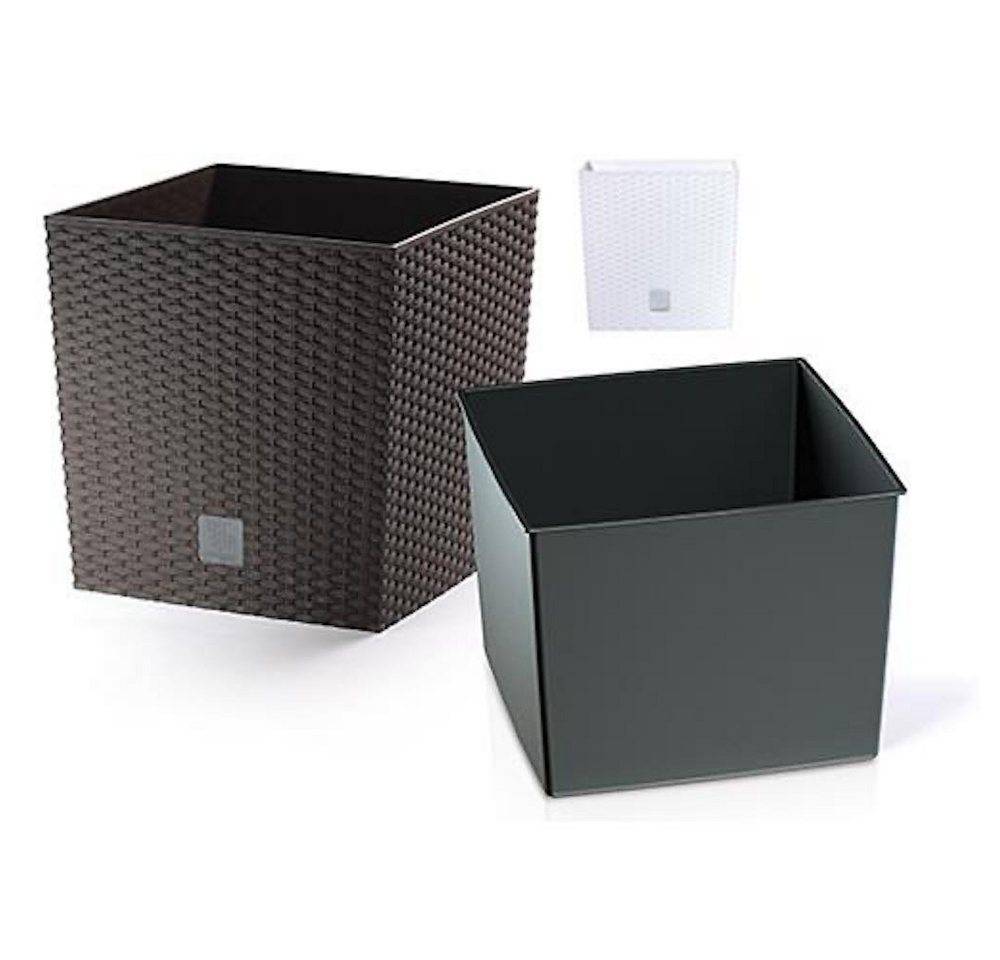 PROREGAL® Blumentopf Blumentopf Rattan Quadrat 400x400x 408mm 64Lit Rato niedrig, braun PROREGAL® Blumentopf Blumentopf Rattan Quadrat 400x400x 408mm 64Lit Rato niedrig, braun von PROREGAL®