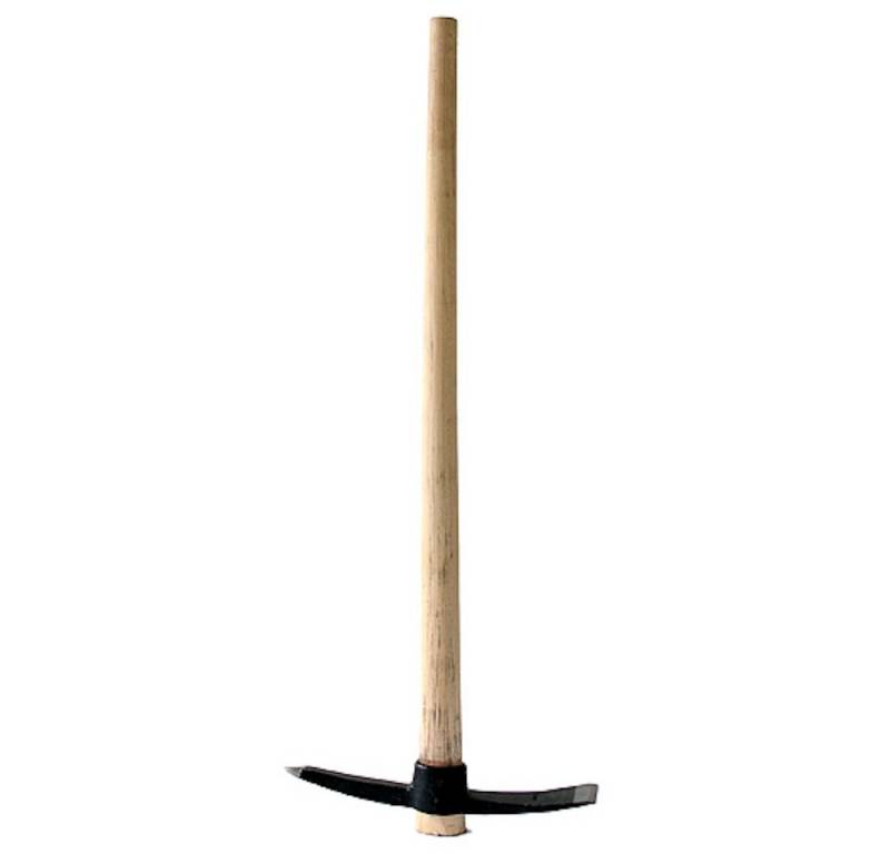 PROREGAL® Gartenhacke Spitzhacke geschmiedet 2,5 kg + Holzgriff von PROREGAL®