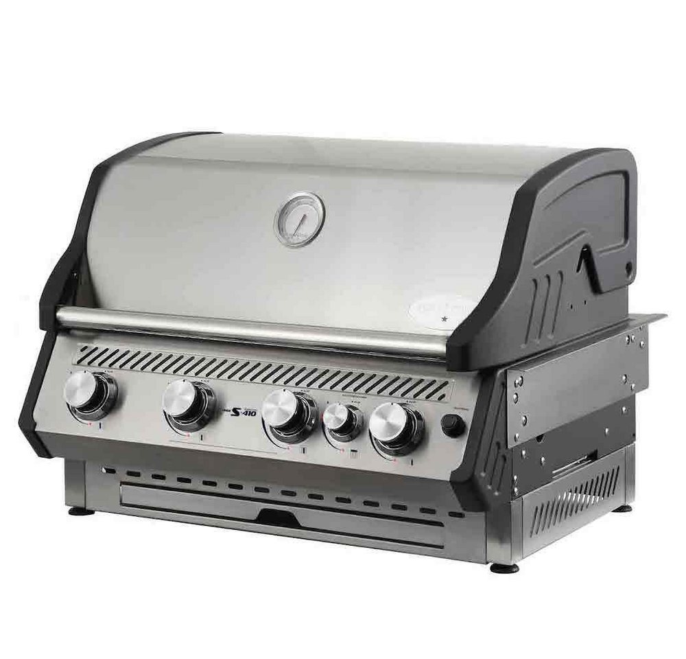 PROREGAL® Gasgrill Einbaugasgrill Free S-410 mit 4 Haupt- & Heckbrenner inkl. Rostheber von PROREGAL®