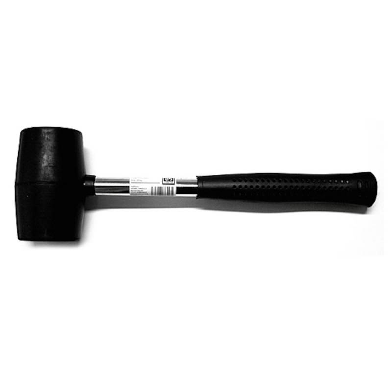 PROREGAL® Hammer Gummihammer 0,45 kg Metallgriff von PROREGAL®