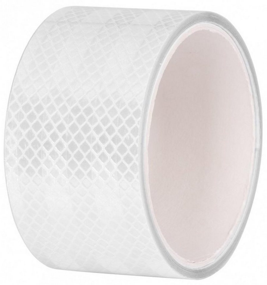 PROREGAL® Klebeband Breite Reflektorstreifen, Extra haltbar, weiß, 5 Rollen von PROREGAL®