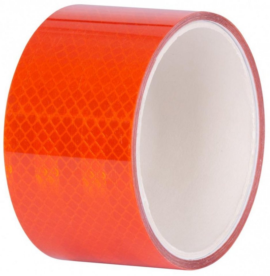 PROREGAL® Klebeband Breite Reflektorstreifen, Extra haltbar, orange, 5 Rollen von PROREGAL®