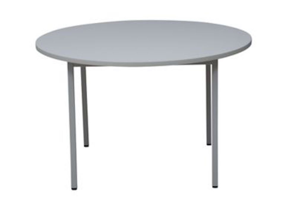 PROREGAL® Konferenztisch Bürotisch Wolf, Rund, HxBxT 75x100x100cm, Grau von PROREGAL®