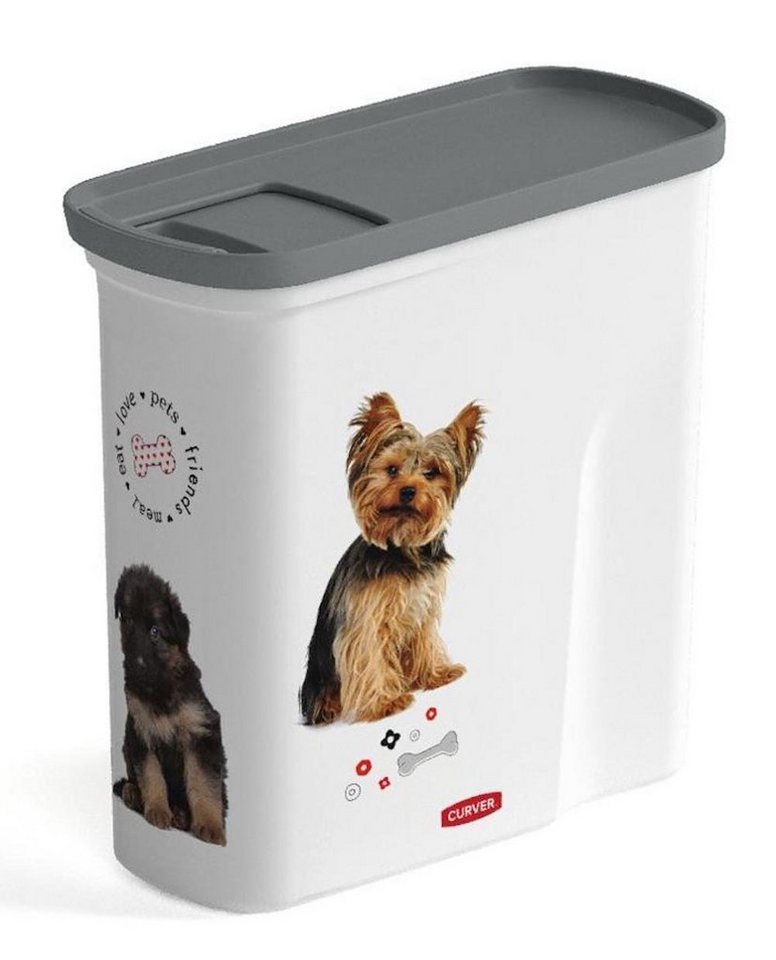 Curver Mülltrennsystem Futtertonne, Futterbehälter Petlife 2L für Hundefutter von Curver