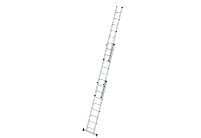 PROREGAL® Schiebeleiter Sprossen-Schiebeleiter 3-teilig mit Standard-Traverse 3x8 Sprossen von PROREGAL®