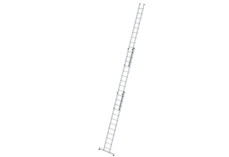 PROREGAL® Schiebeleiter Sprossen-Schiebeleiter 3-teilig mit nivello®-Traverse von PROREGAL®