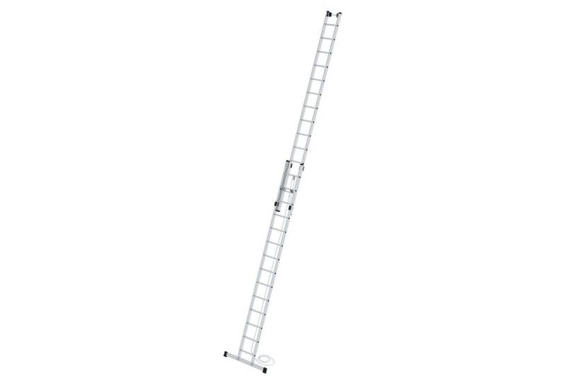 PROREGAL® Schiebeleiter Sprossen-Seilzugleiter 2-teilig mit Standard-Traverse 2x14 Sprossen von PROREGAL®