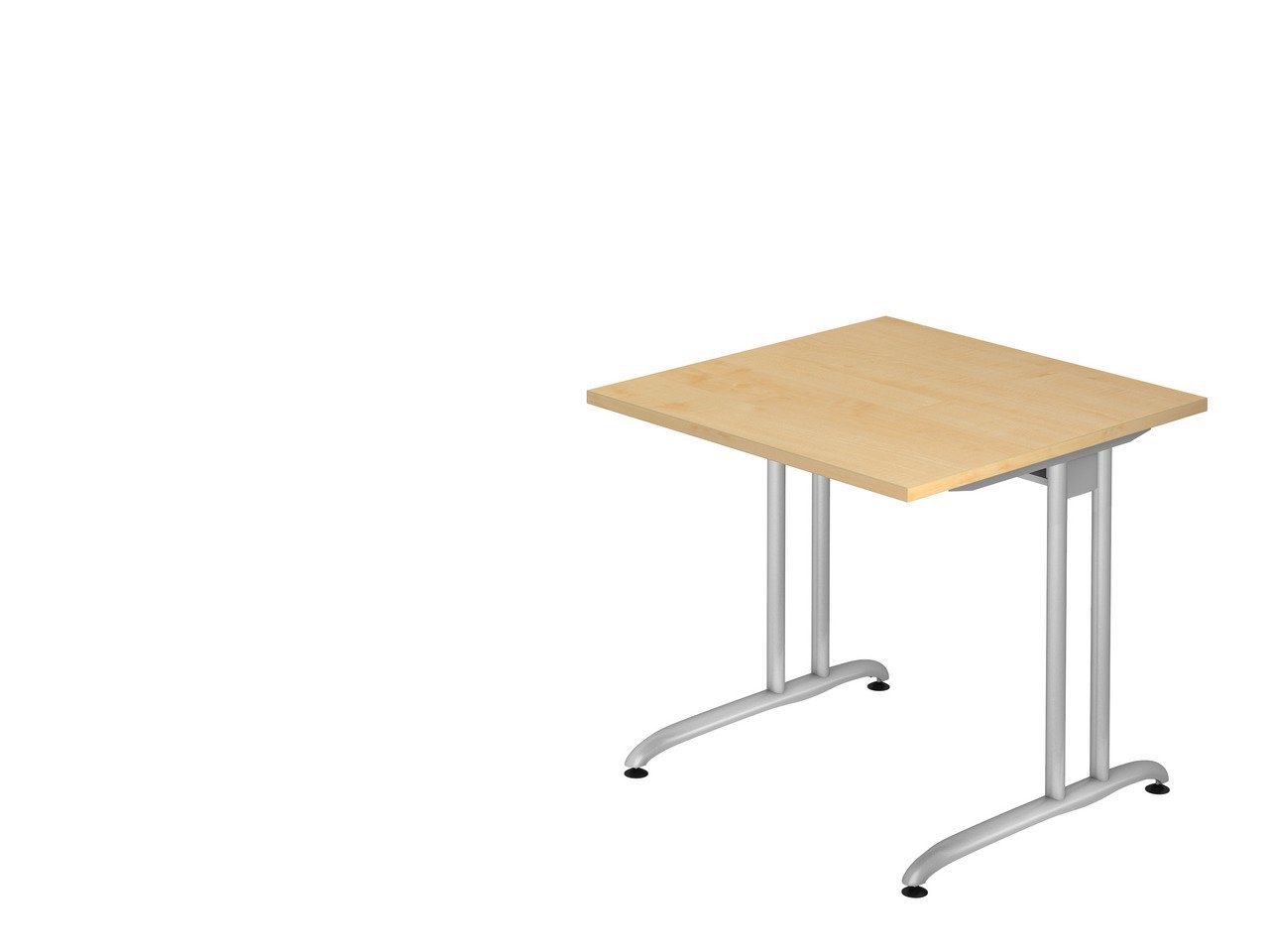 PROREGAL® Schreibtisch Schreibtisch Markku,  Ahorn,  BxT 80x80cm, Arbeitshöhe 72cm von PROREGAL®