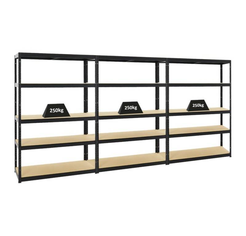 PROREGAL® Schwerlastregal MegaDeal 3x Schwerlastregal Big Elephant S, HxBxT 180x120x45cm Schwarz PROREGAL® Schwerlastregal MegaDeal 3x Schwerlastregal Big Elephant S, HxBxT 180x120x45cm Schwarz von PROREGAL®