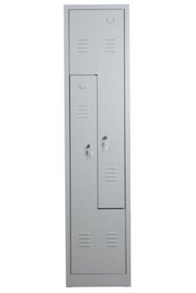 PROREGAL® Spind Garderobenspind Camel, HxBxT 180x41x50cm, Zylinderschloss, Grau PROREGAL® Spind Garderobenspind Camel, HxBxT 180x41x50cm, Zylinderschloss, Grau von PROREGAL®