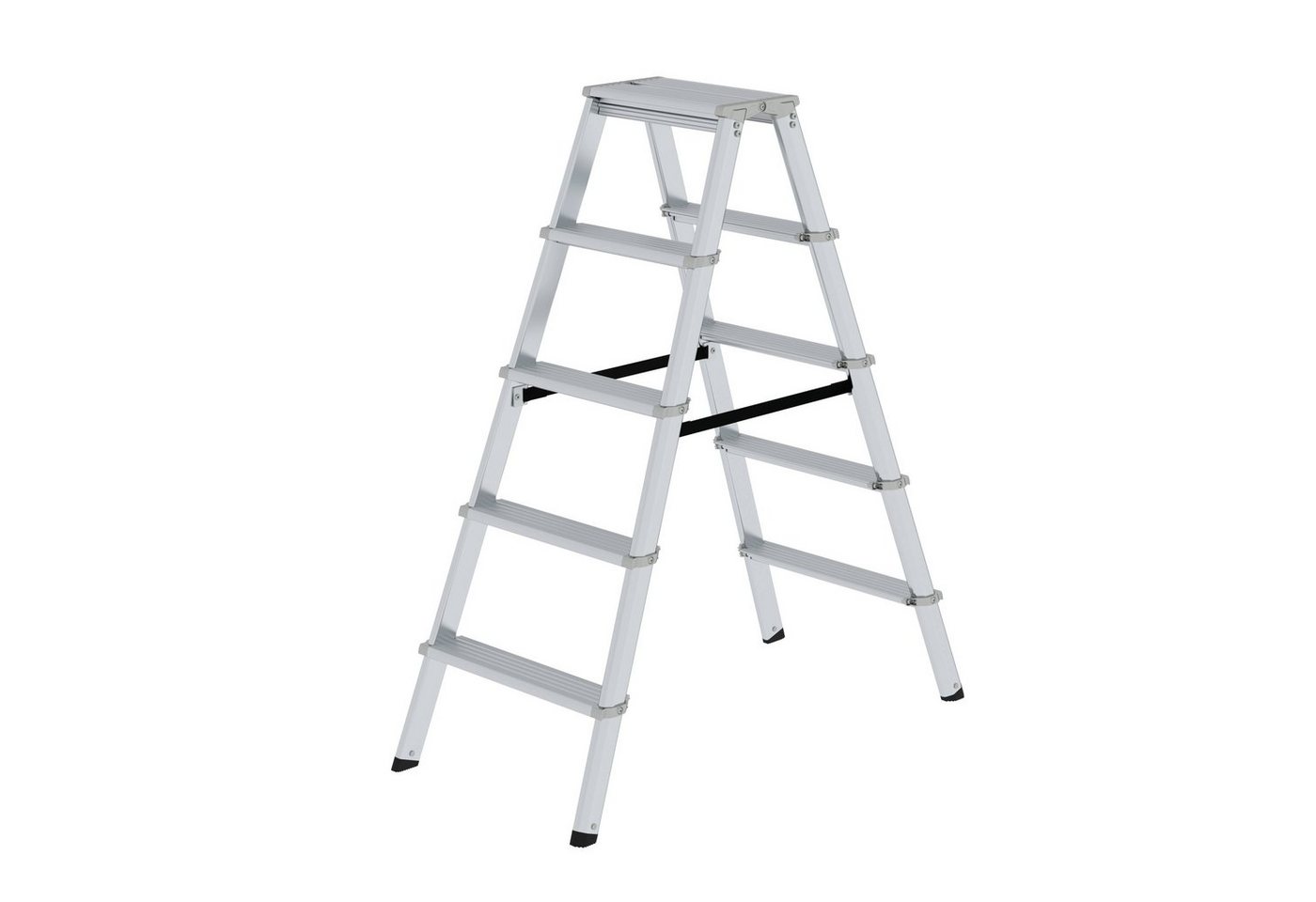 PROREGAL® Stehleiter ML Stufen-Stehleiter beidseitig begehbar 2x5 Stufen PROREGAL® Stehleiter ML Stufen-Stehleiter beidseitig begehbar 2x5 Stufen von PROREGAL®