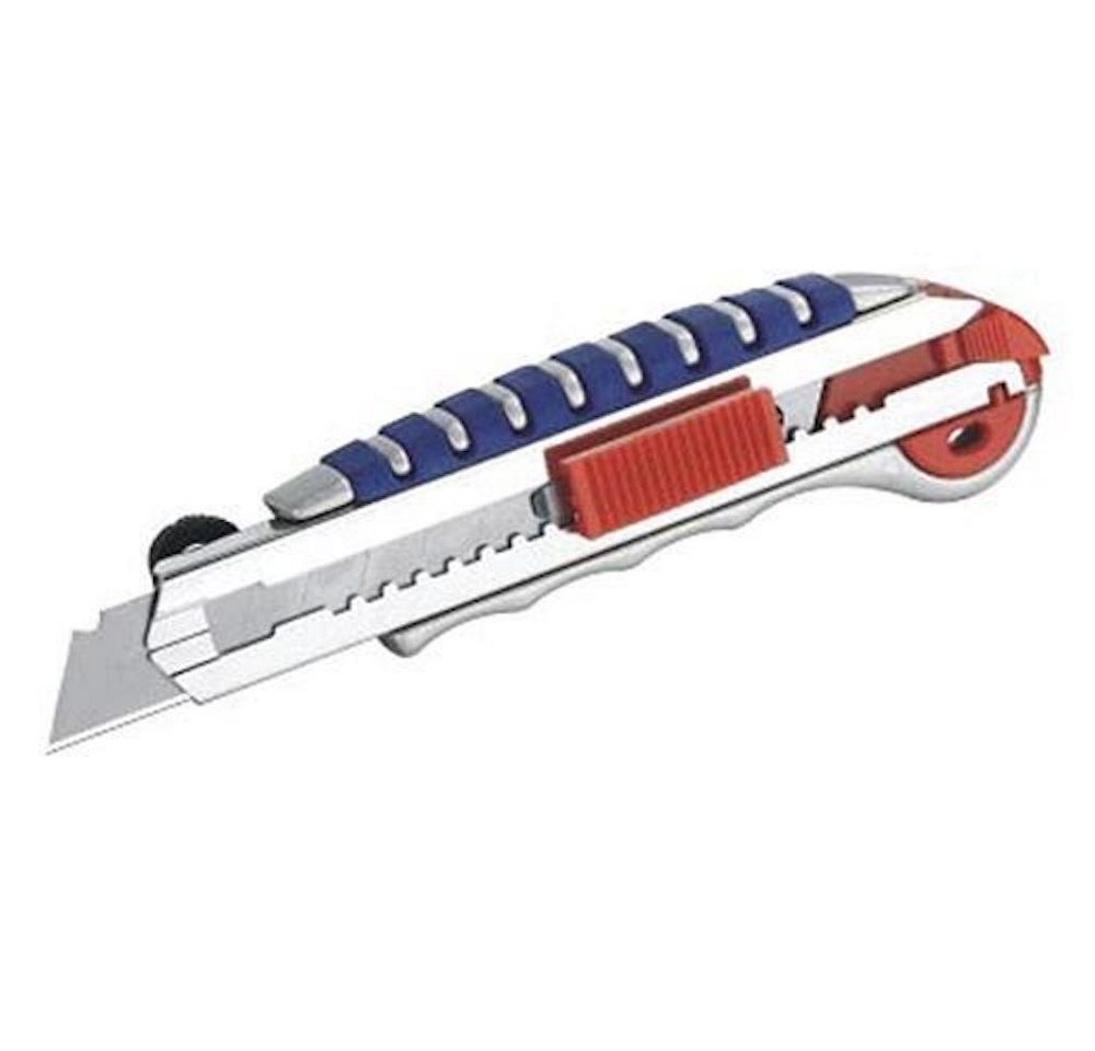 PROREGAL® Universalschere Cuttermesser Abbrechklingen 18mm, Alubody von PROREGAL®