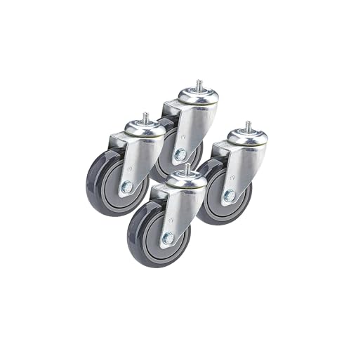 Proroll | Gummireifen thermoplastisch | Set-Angebot | 4 x Lenkrolle mit Gewindestift | Rad-Ø x Breite 75 x 25 mm Proroll | Gummireifen thermoplastisch | Set-Angebot | 4 x Lenkrolle mit Gewindestift | Rad-Ø x Breite 75 x 25 mm von Proroll