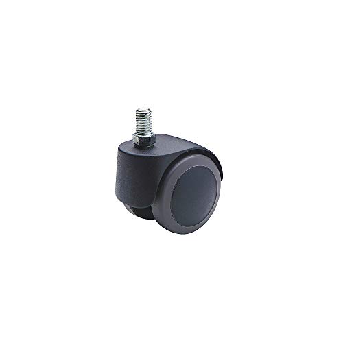 Proroll | Stuhlrolle | Rad-Ø 50 mm | VE 5 Stk | mit Gewinde M 10 x 15 | schwarz | weich | für harte Böden Proroll | Stuhlrolle | Rad-Ø 50 mm | VE 5 Stk | mit Gewinde M 10 x 15 | schwarz | weich | für harte Böden von Proroll