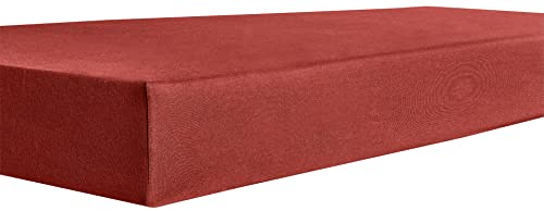 Kneer Easy Stretch Q25 90-100 x 200-220cm bis Höhe 30cm Farbe zimt -77 von Prosanvita