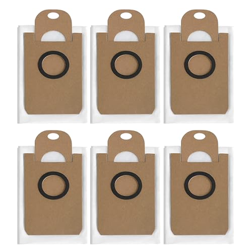 Original Staubbeutel Zubehör für Proscenic Q8 Max Saugroboter Automatische Absaugstation, 3L*6 Pcs, Ersatzteil Beutel Staubsaugerbeutel von Proscenic