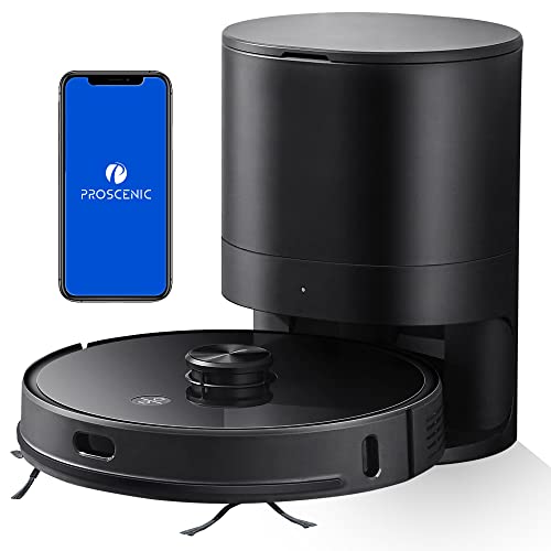 Proscenic M7 PRO Roboterstaubsauger mit intelligenter Lasernavigation, 2-in-1-Reiniger und Waschmaschine, Wi-Fi-Verbindung, App-Steuerung und Alexa, enthält keinen intelligenten Mülleimer von Proscenic