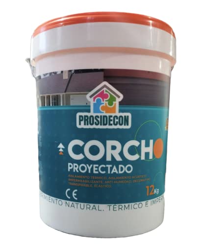 Prosidecon gesprühter Kork, wasserdichte und wärmeisolierende Farbe, geeignet für 6-mm-Pistole, für Abdeckungen und Fassaden, (21) von prosidecon