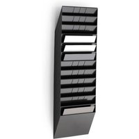 DURABLE Prospekthalter Flexiboxx, 12x DIN A4, Querformat, schwarz von Durable