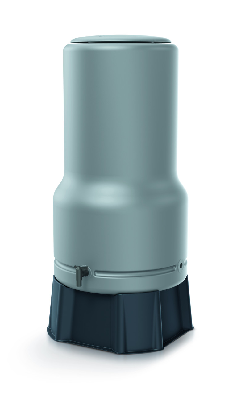 Arves Regenspeicher Aquabell 200 L grau glatt von Prosperplast since 1993
