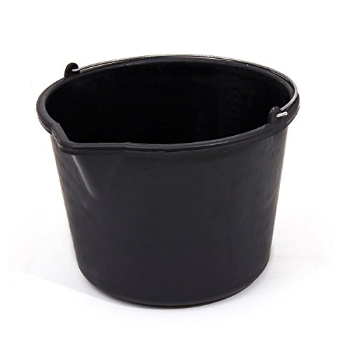 5-er Set Kunststoff Eimer 12 Liter Baueimer Mörteleimer Kübel Gießer BAU Skala 5-er Set Kunststoff Eimer 12 Liter Baueimer Mörteleimer Kübel Gießer BAU Skala von Prosperplast