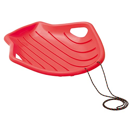 Prosperplast Schnell Snow Glider Schlitten Shell Big M Rutscher Schneerutscher für Kinder (Rot) von Prosperplast