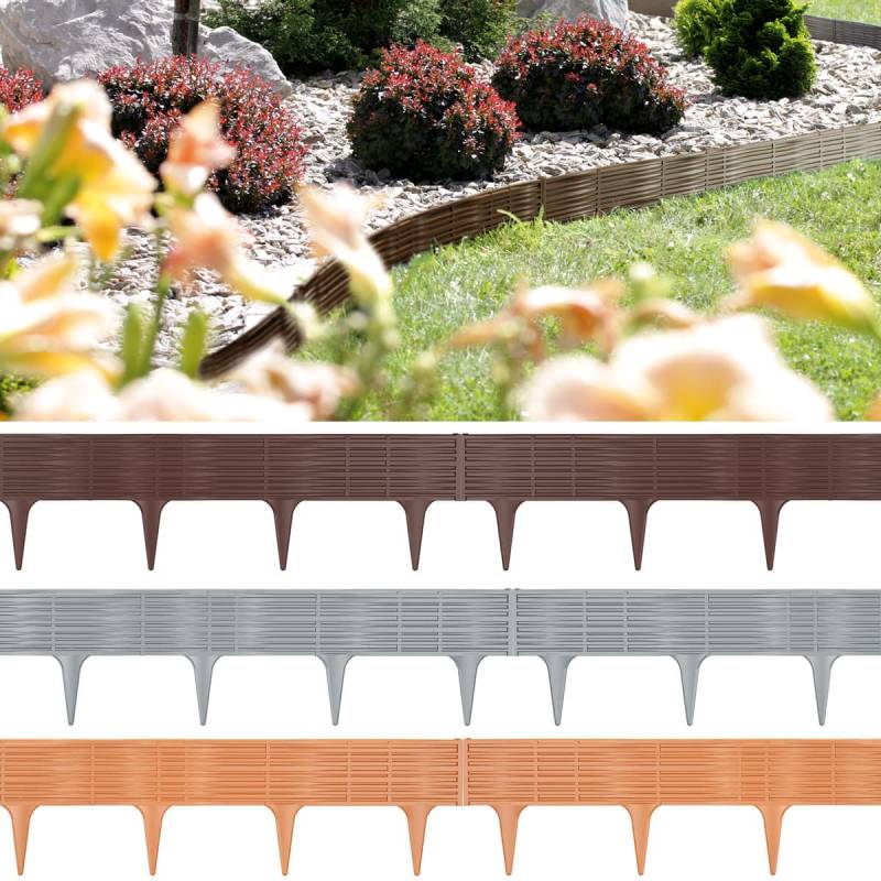 Beeteinfassung 2er-Set Terrakotta 7,8m von Gardebruk®