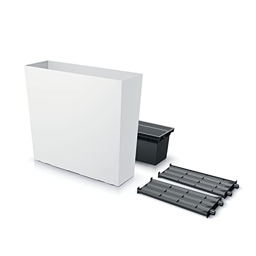 Blumentopf hoch Urbi Case T DUC800T mit Füllung - Weiß von Prosperplast