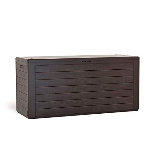 Gartenbaul 280 Liter Prosperplast Boardebox aus dunklem Ocker -Kunststoff 116 x 43,8 x 55 cm von Prosperplast