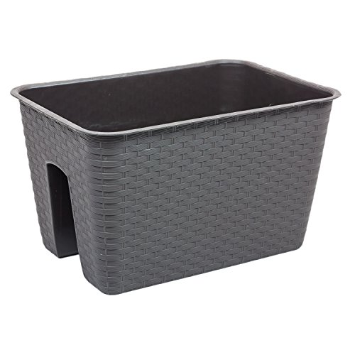 Geländerkasten L 39 cm braun Rattan Optik Balkonkiste Blumenkasten Balkonkasten Geländerkasten L 39 cm braun Rattan Optik Balkonkiste Blumenkasten Balkonkasten von Prosperplast