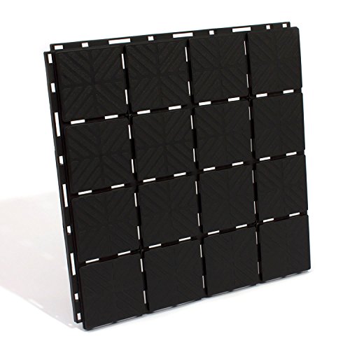 Prosperplast Bodenplatte, schwarz, 40 x 40 x 2 cm, IES40-S411 von Zanvic