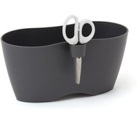 Prosperplast - Kräutertopf anthrazit limes dublo mit Kräuterschere Blumentopf Pflanztopf Prosperplast - Kräutertopf anthrazit limes dublo mit Kräuterschere Blumentopf Pflanztopf von Prosperplast